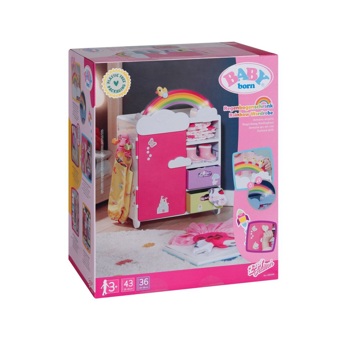 BABY born® Regenbogen Schrank