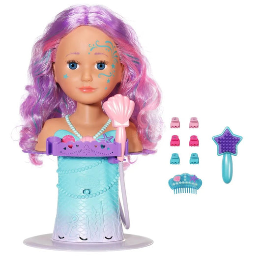 BABY born® Sister Styling Head Meerjungfrau