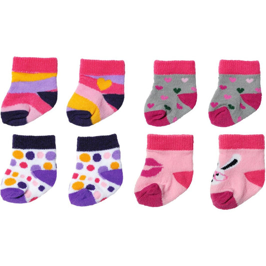 BABY born® Socken 2x, 43cm, 1 Stück, 2-fach sortiert