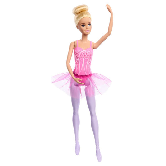Barbie Ballerina Puppe, blond mit lila Tütü