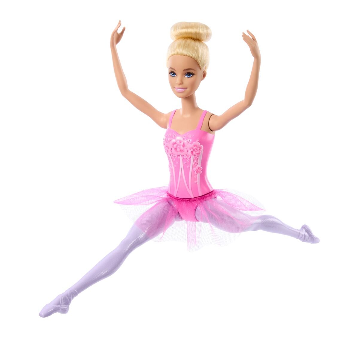 Barbie Ballerina Puppe, blond mit lila Tütü