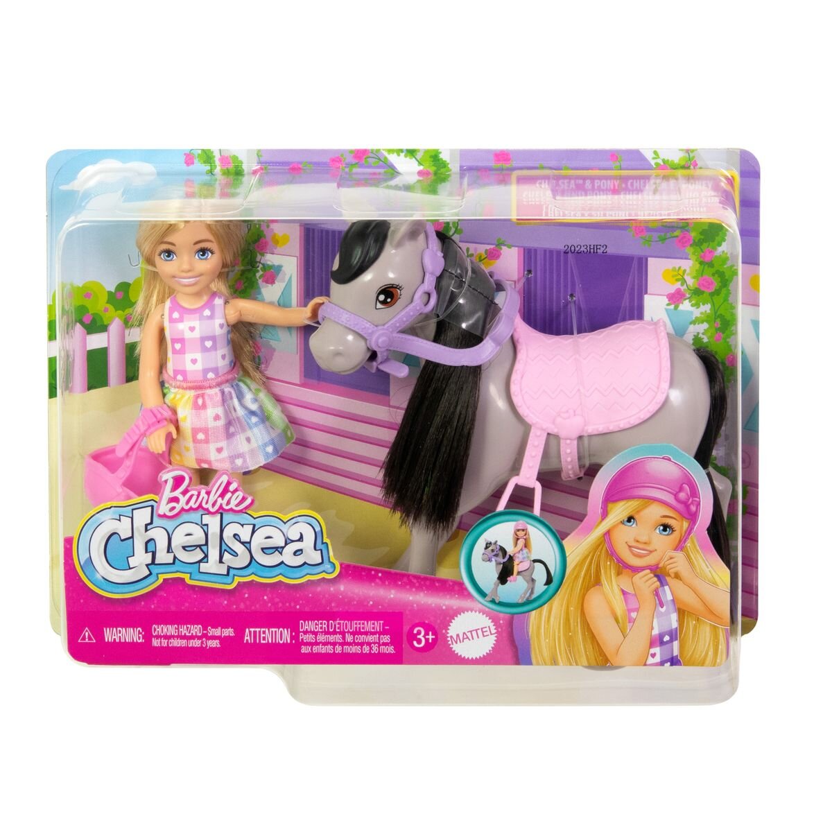 Barbie Chelsea und Pony Puppe und Pony