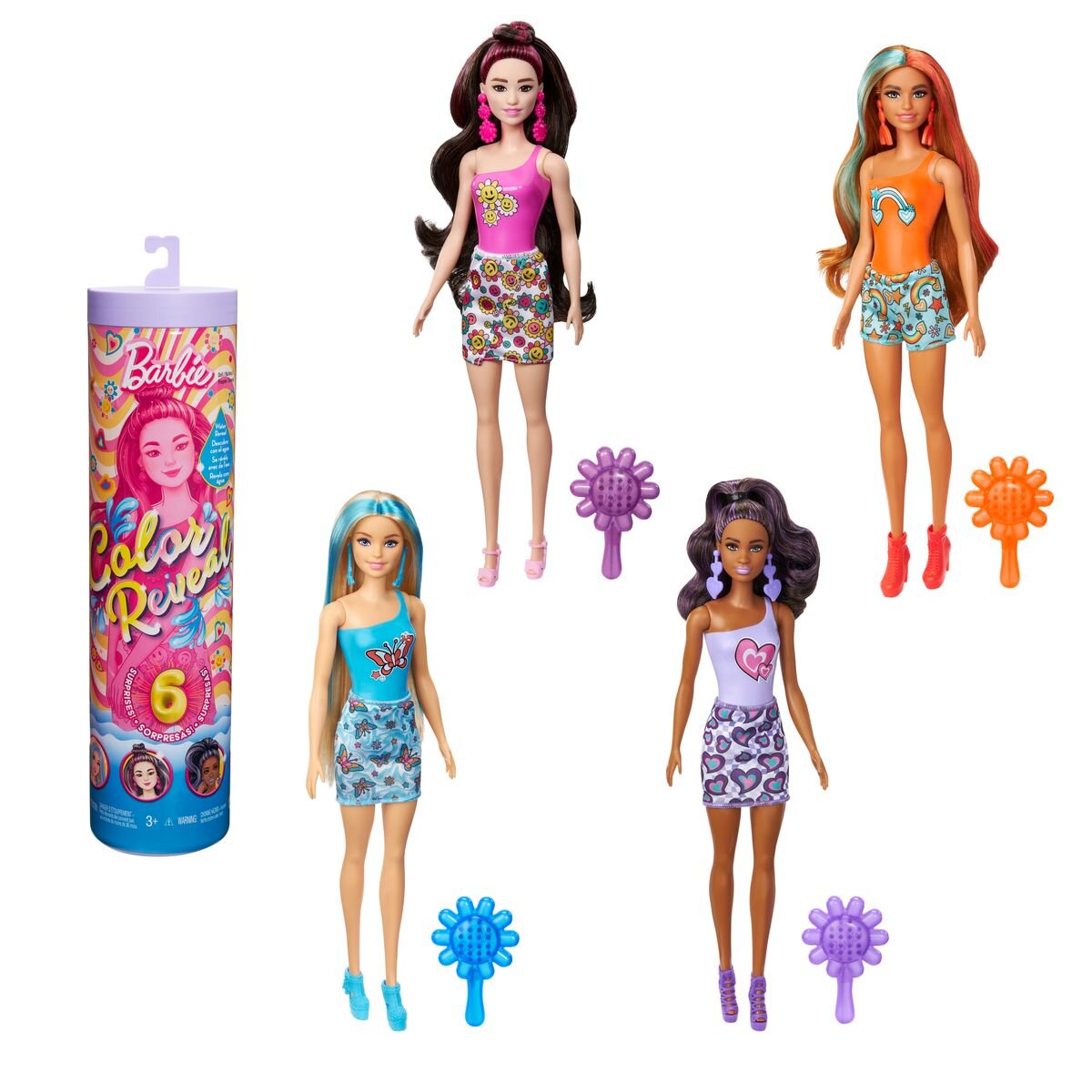 Barbie Color Reveal Barbie Rainbow Groovy Series