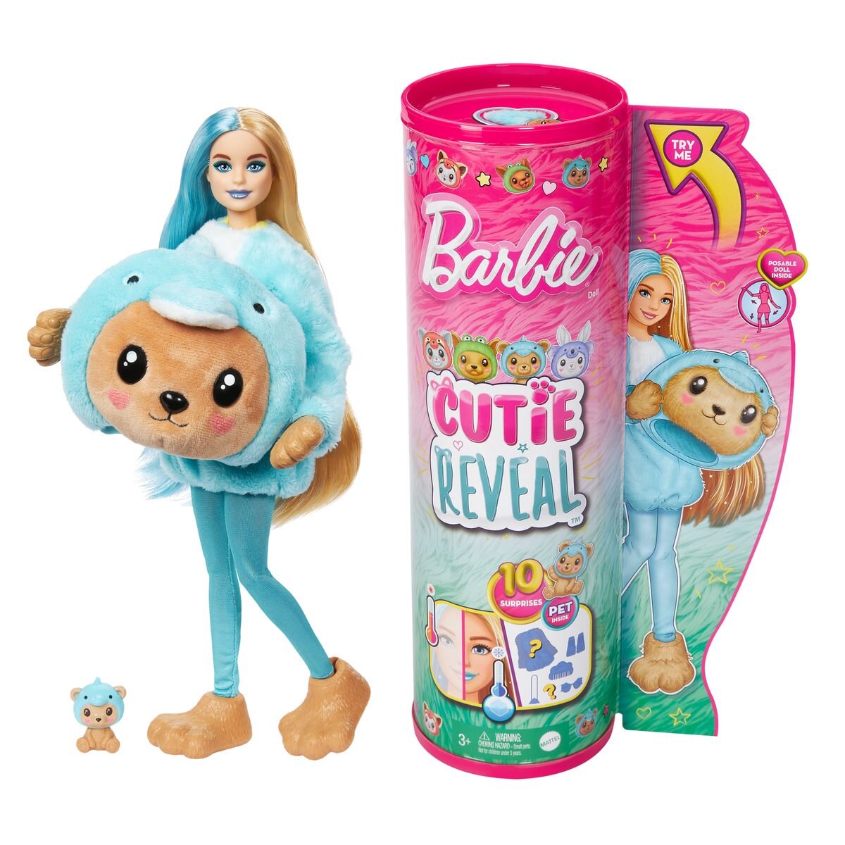 Barbie Cutie Reveal Barbie Costume Cuties Series - Teddy Dolphin