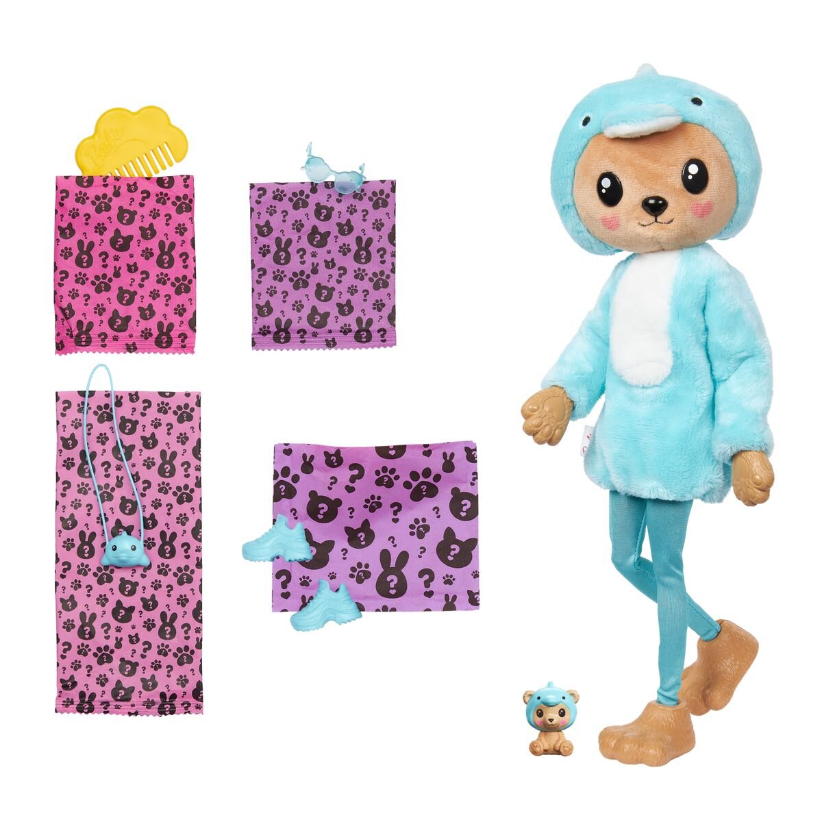 Barbie Cutie Reveal Barbie Costume Cuties Series - Teddy Dolphin