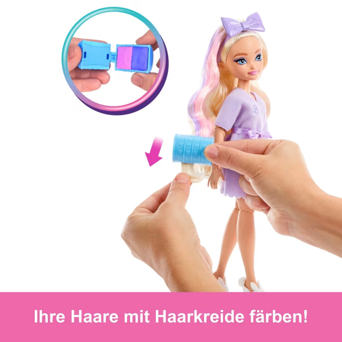 Barbie Dream Besties Malibu Get Ready With Me Haarspiel-Puppe
