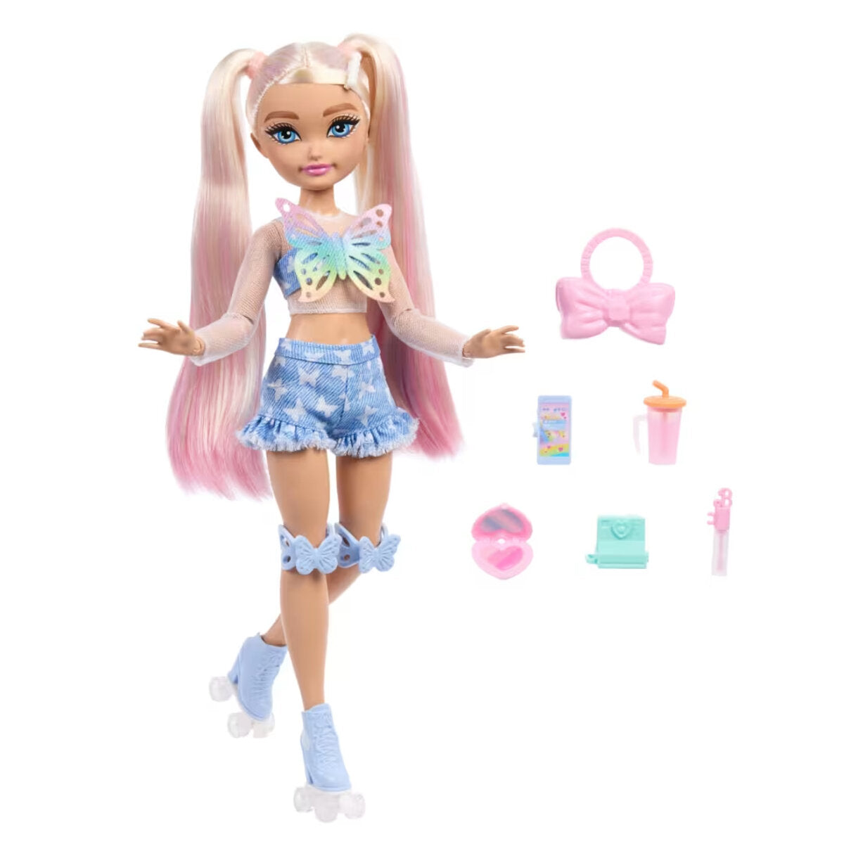 Barbie Dream Besties Roller Skate Malibu Fashion Puppe