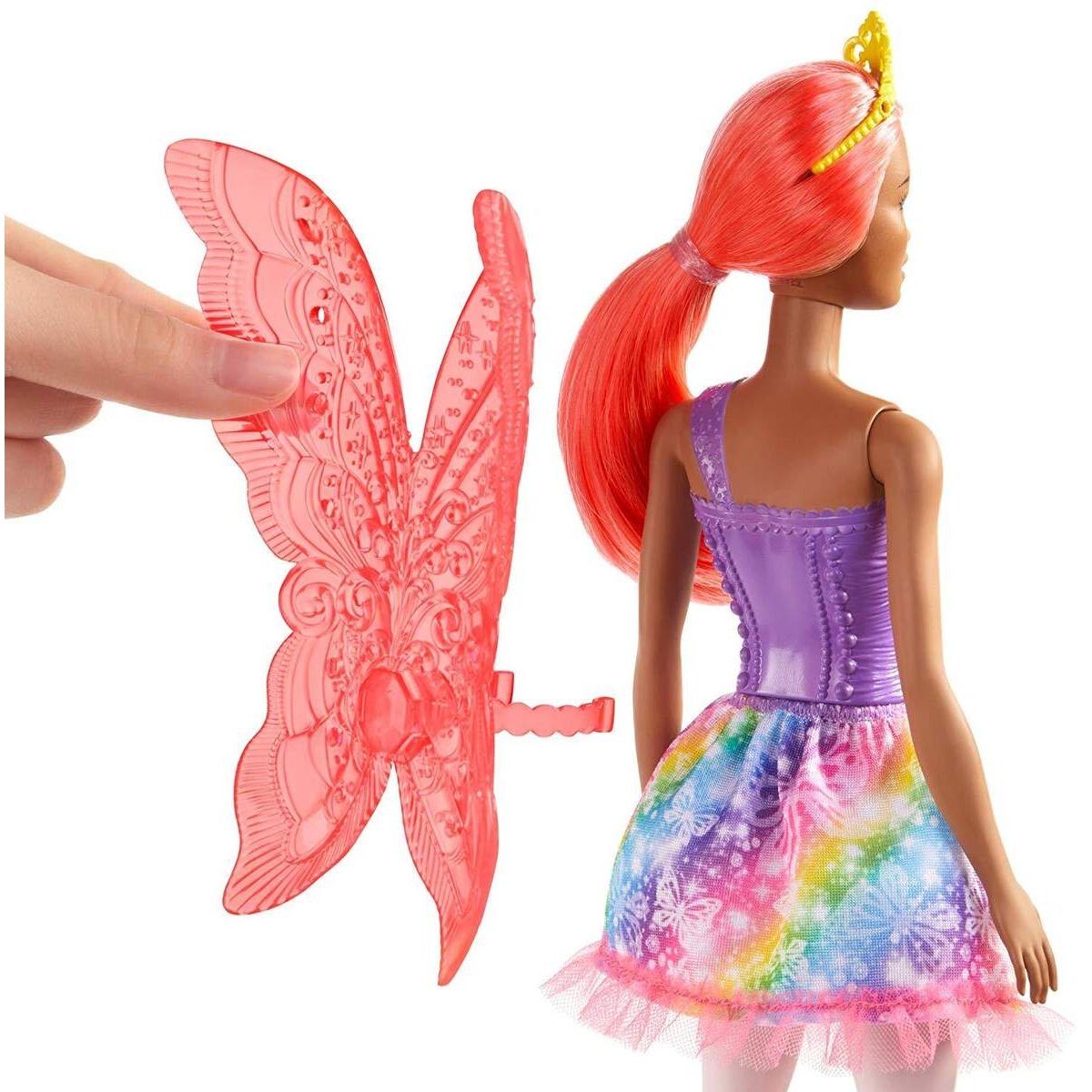 Barbie Dreamtopia Fee orange Haare mit Flügeln