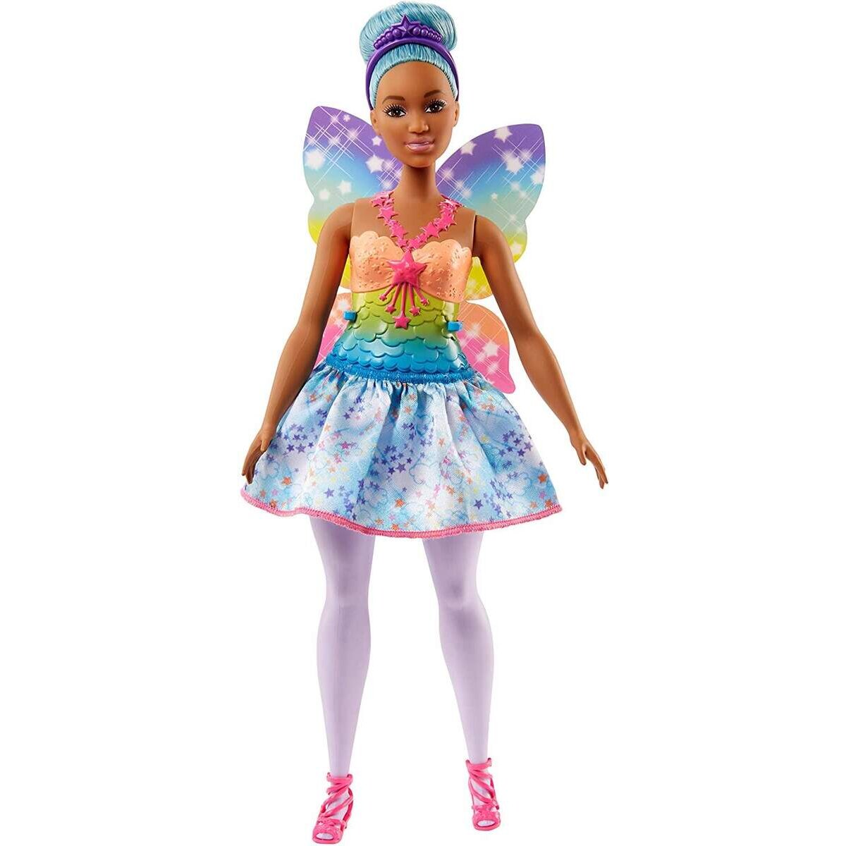 Barbie Dreamtopia Fee: Regenbogen-Fee (blaue Haare), Puppe