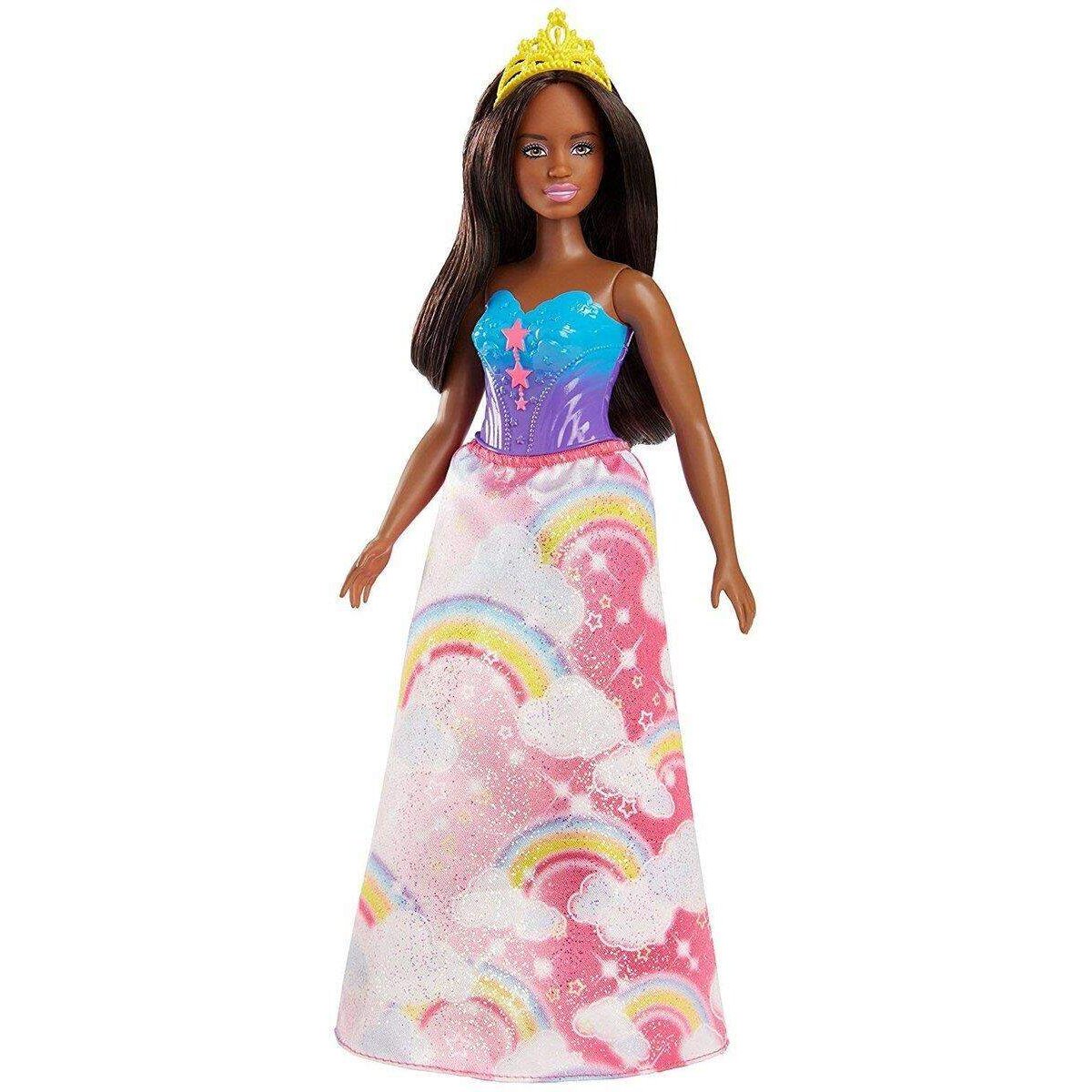 Barbie Dreamtopia Regenbogen-Prinzessin dunkel