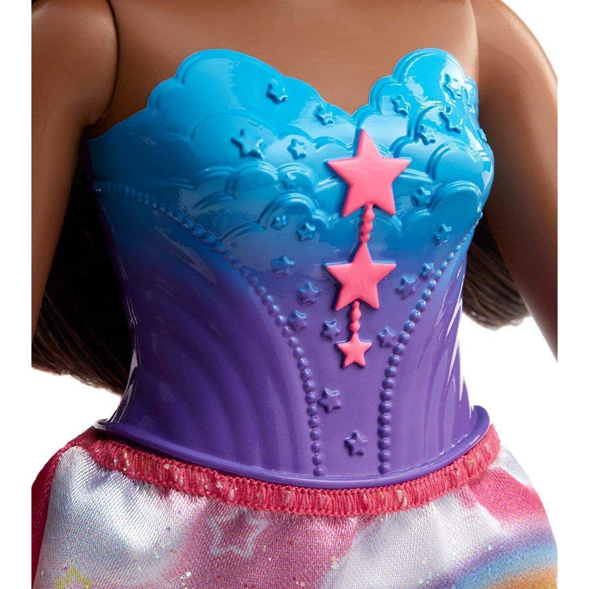 Barbie Dreamtopia Regenbogen-Prinzessin dunkel