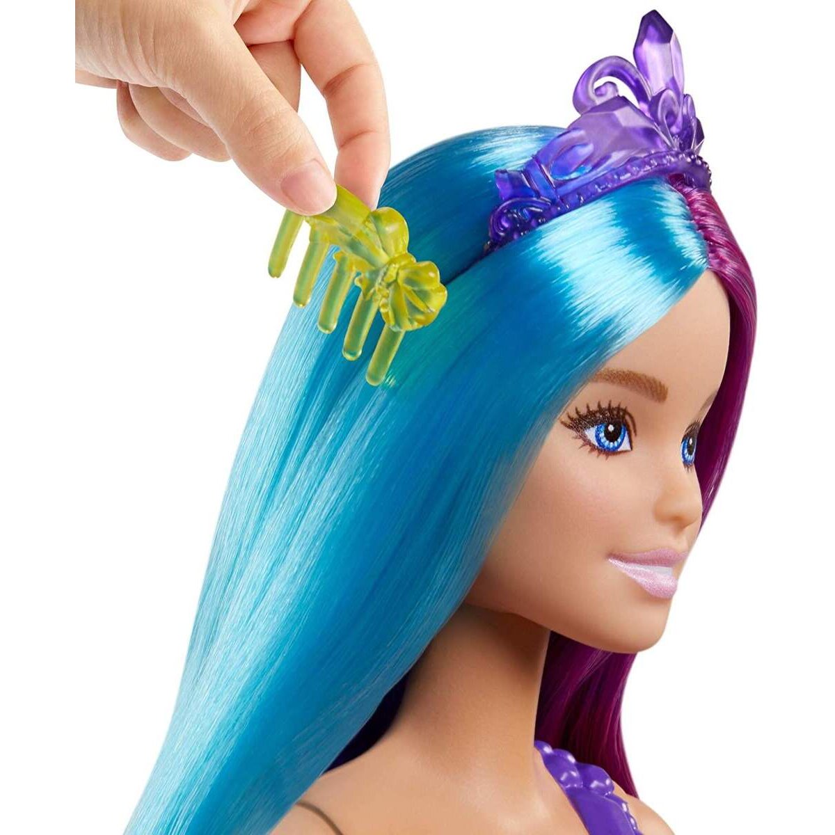 Barbie Dreamtopia Regenbogenzauber Meerjungfrau Puppe mit langem Haar