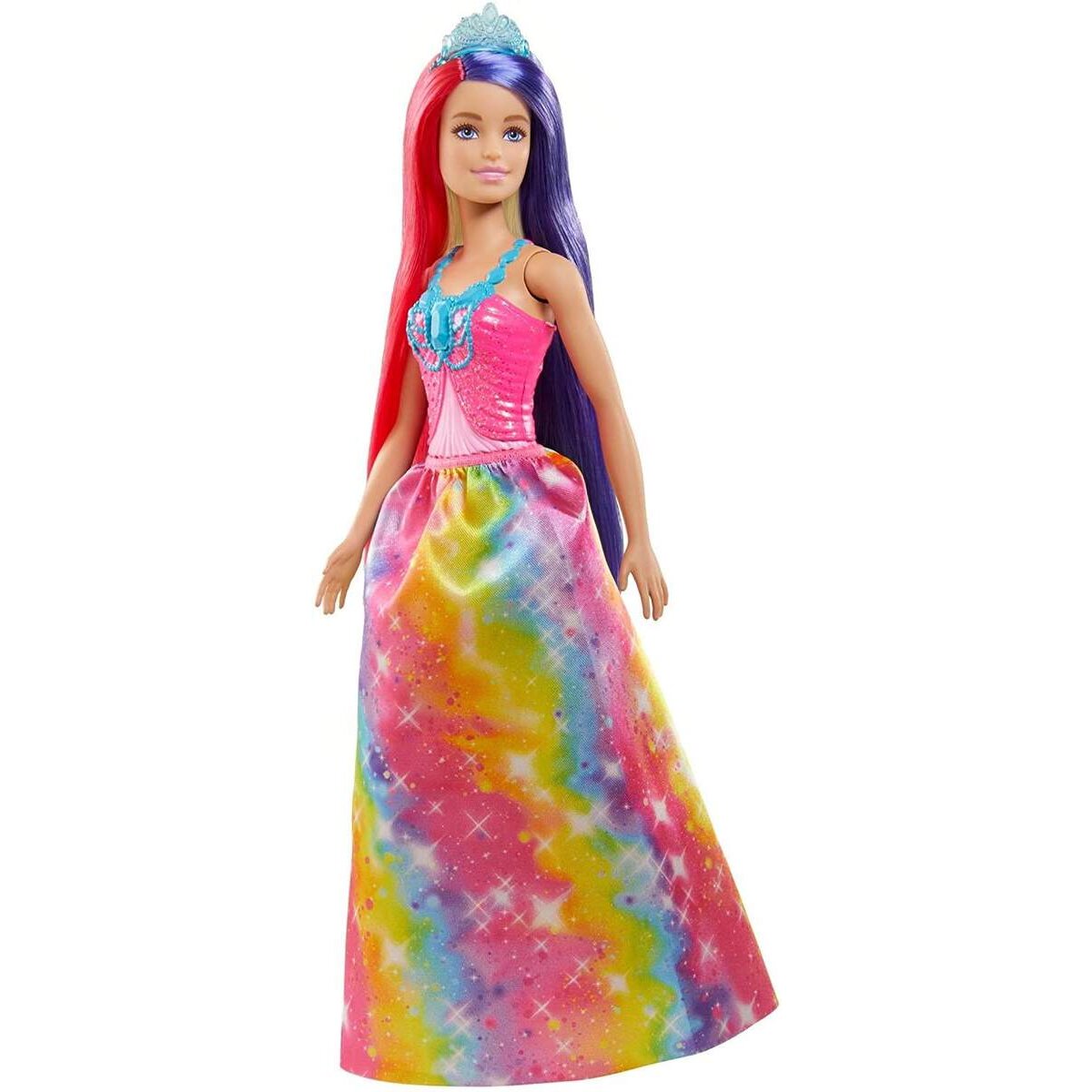 Barbie Dreamtopia Regenbogenzauber Prinzessin Puppe, Anziehpuppe