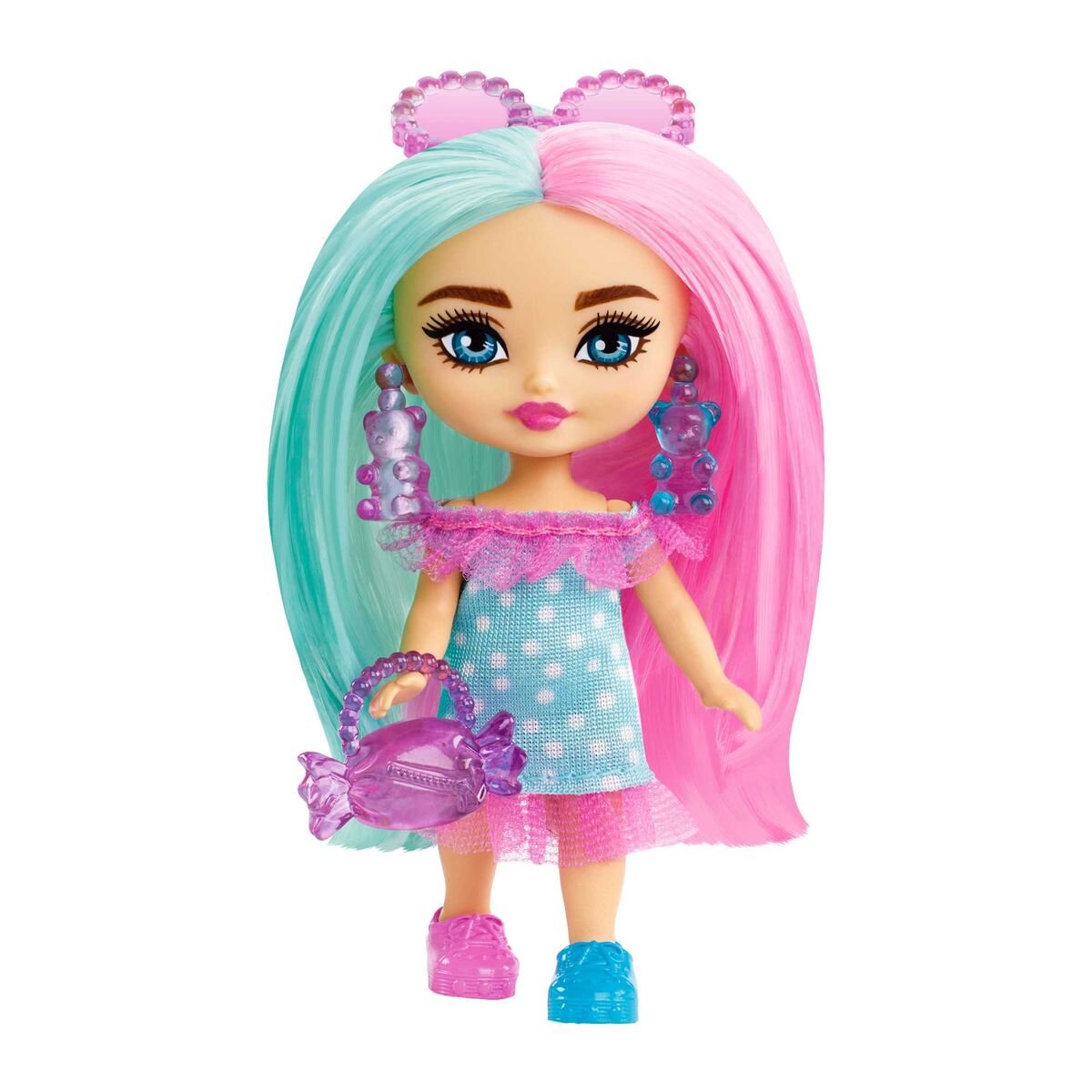 Barbie Extra Mini Minis Puppe mit rosa- und minzfarbenem Haar