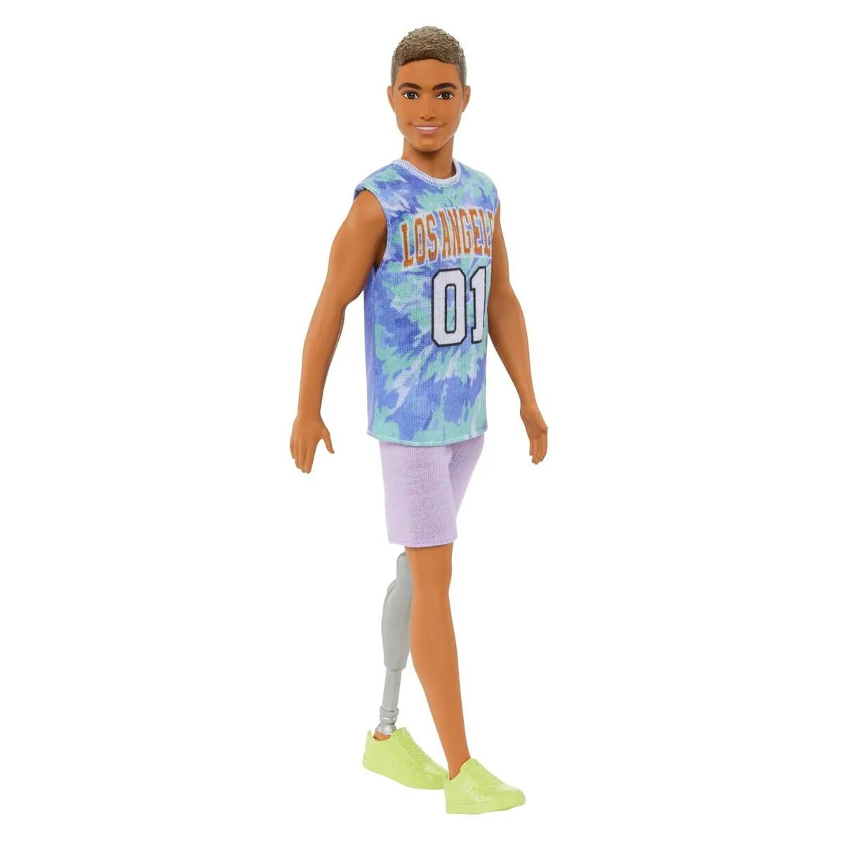 Barbie Fashionista Ken-Puppe mit Prothese im Sport-Look