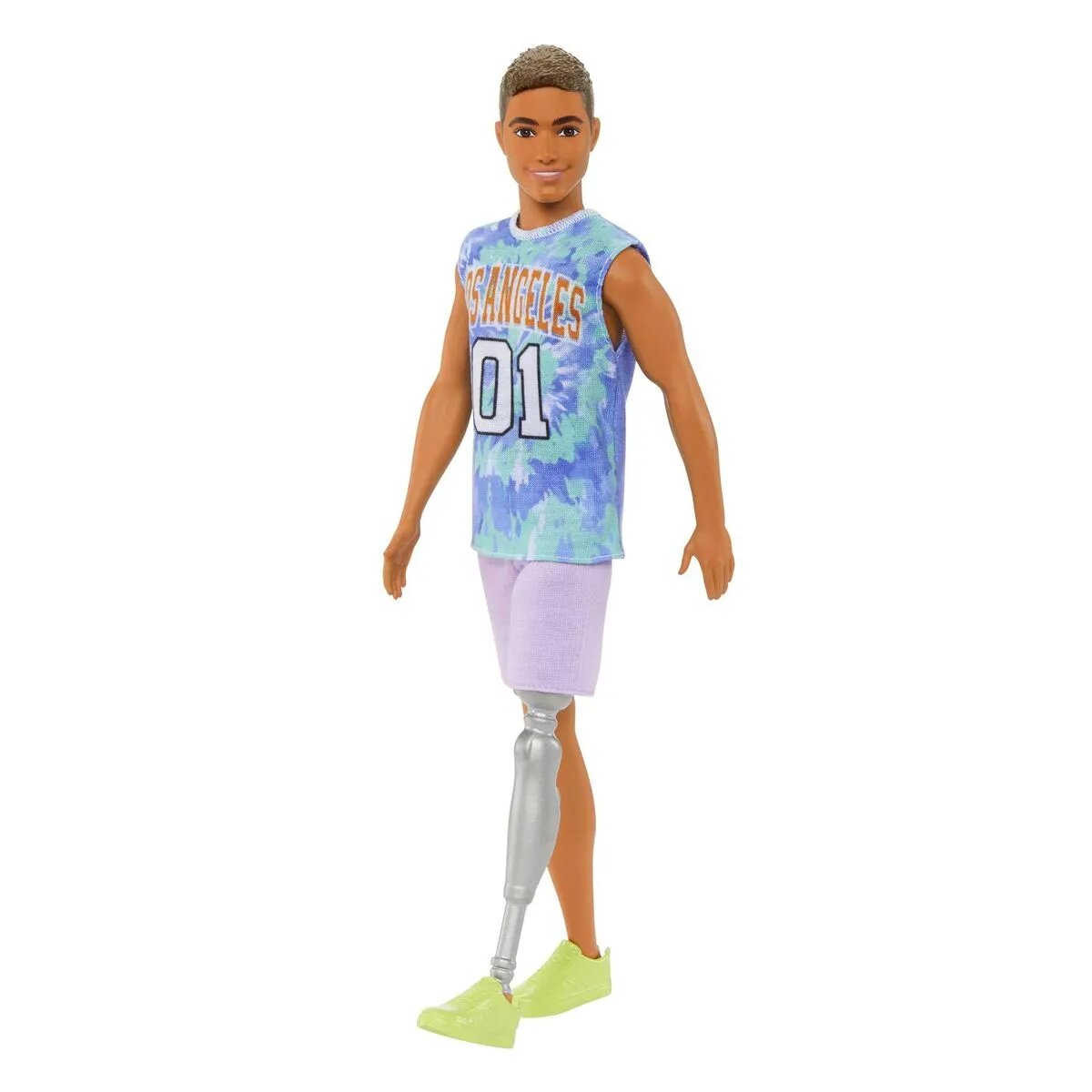 Barbie Fashionista Ken-Puppe mit Prothese im Sport-Look