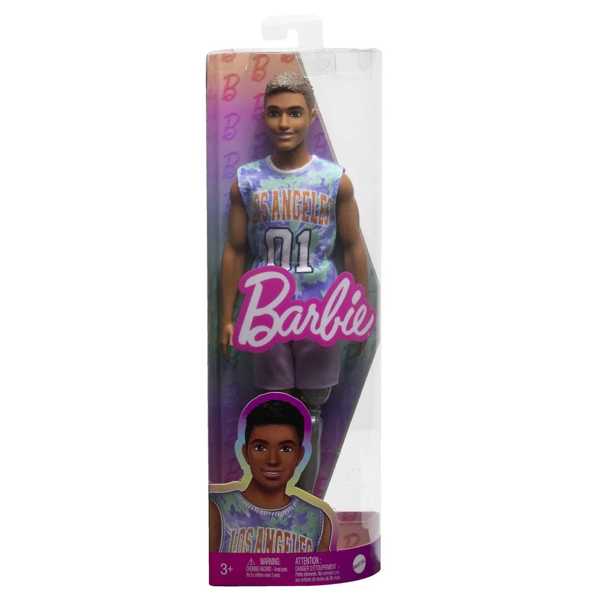 Barbie Fashionista Ken-Puppe mit Prothese im Sport-Look