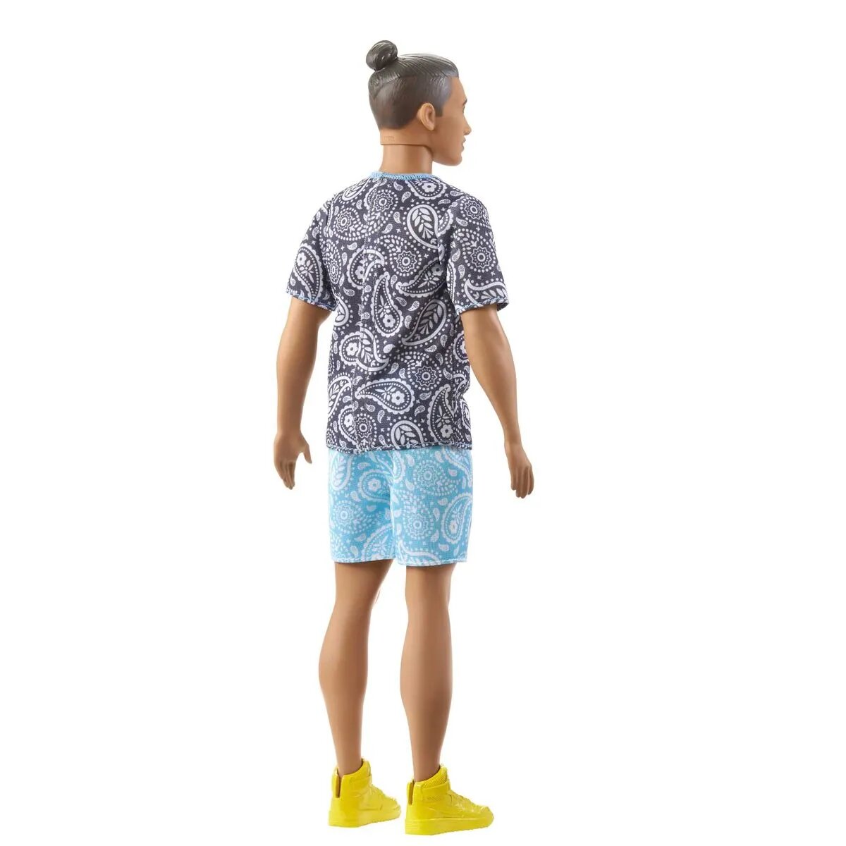 Barbie Fashionistas Ken-Puppe mit braunen Haaren und Paisley-Outfit