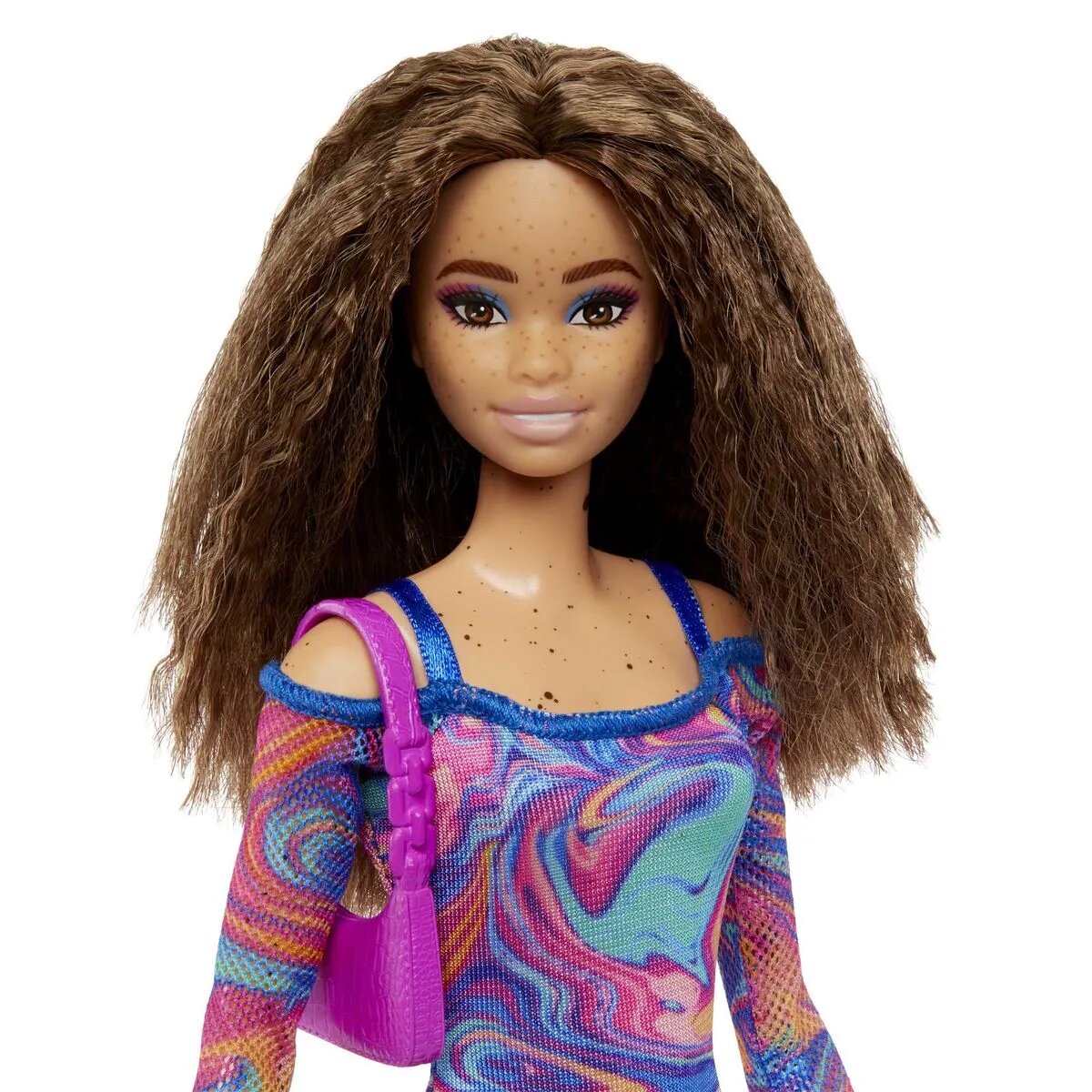 Barbie Fashionistas Puppe mit gekrepptem Haar und Sommersprossen