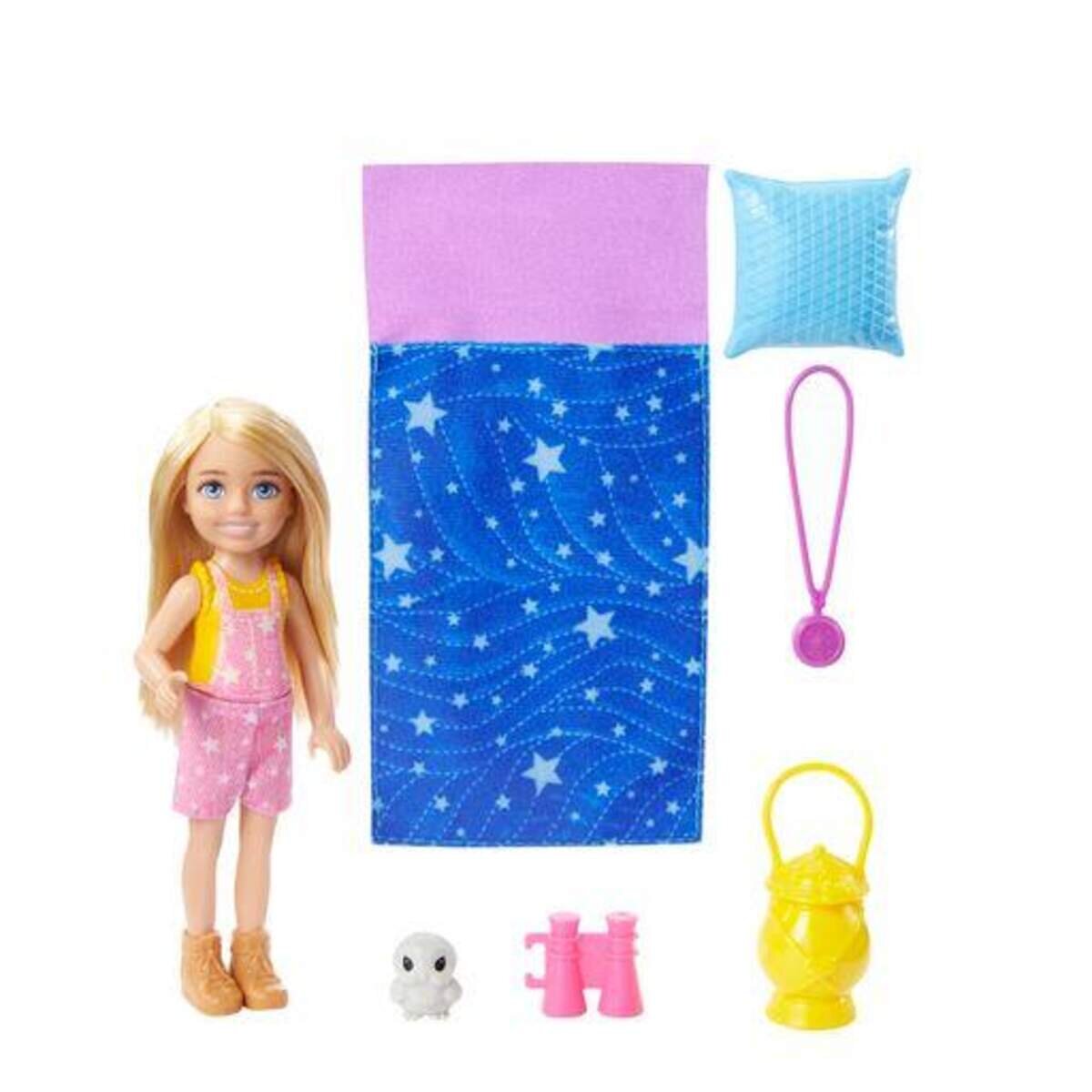 Barbie "It takes two Camping" Chelsea Puppe inkl. Tier & Zubehör