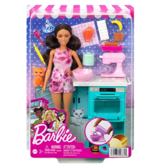 Barbie-Puppe und Spielsetsortiment mit Haustier und Zubehör, 1 Stück, 2-fach sortiert