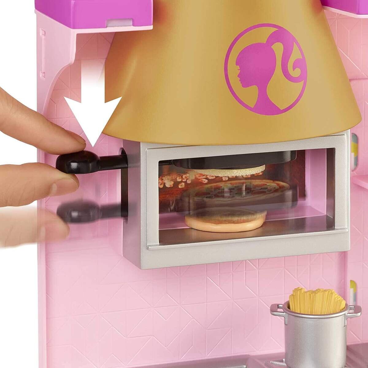 Barbie Restaurant inkl. Puppe (blond), Barbie Bistro mit Zubehör