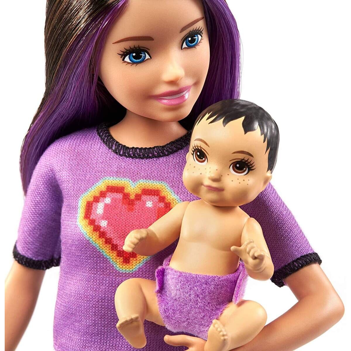 Barbie „Skipper Babysitters Inc.” Puppe + Baby/Accy Skipper