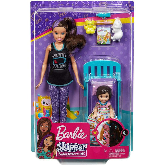 Barbie Skipper Babysitters Spielset inklusive 2 Puppen und Zubehör