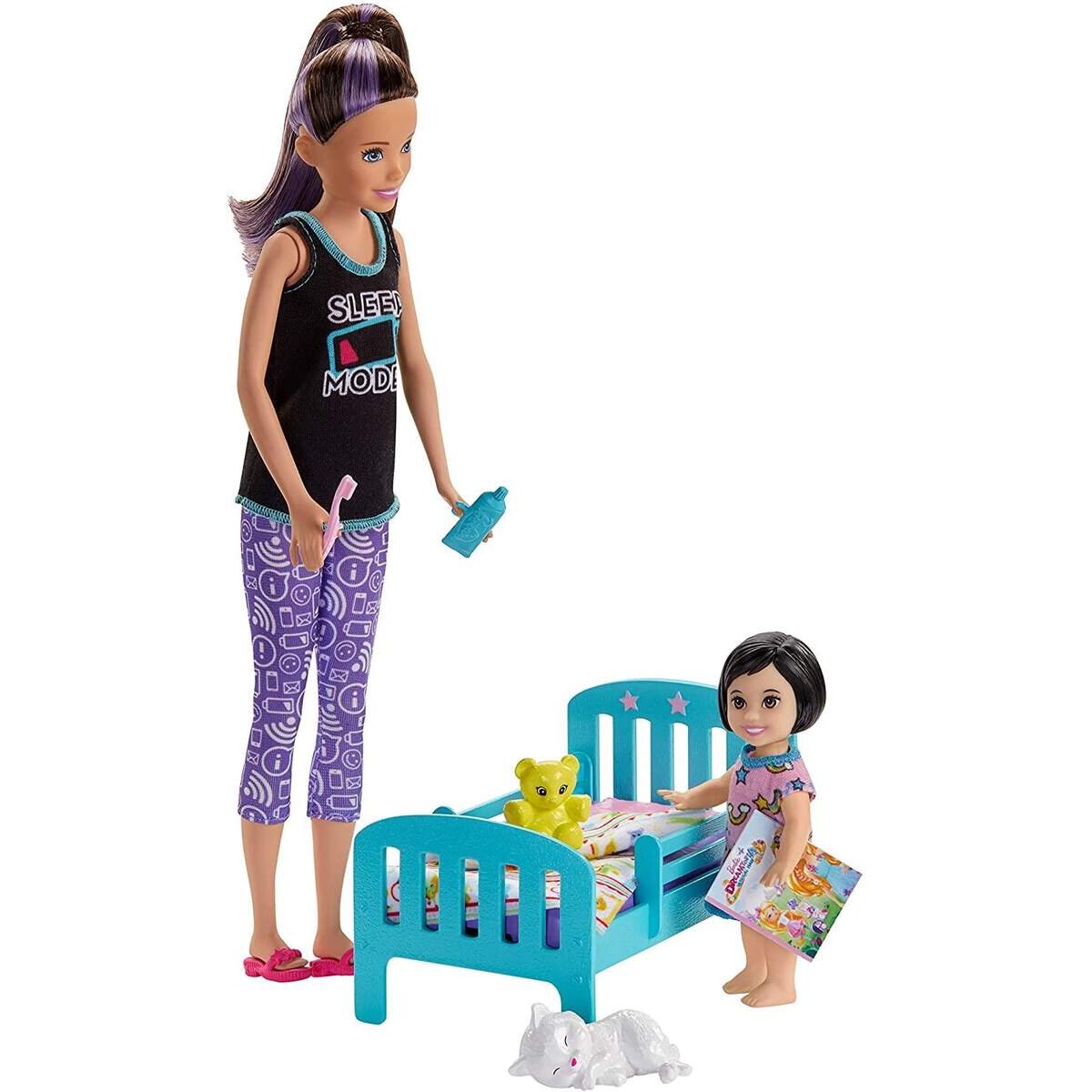 Barbie Skipper Babysitters Spielset inklusive 2 Puppen und Zubehör