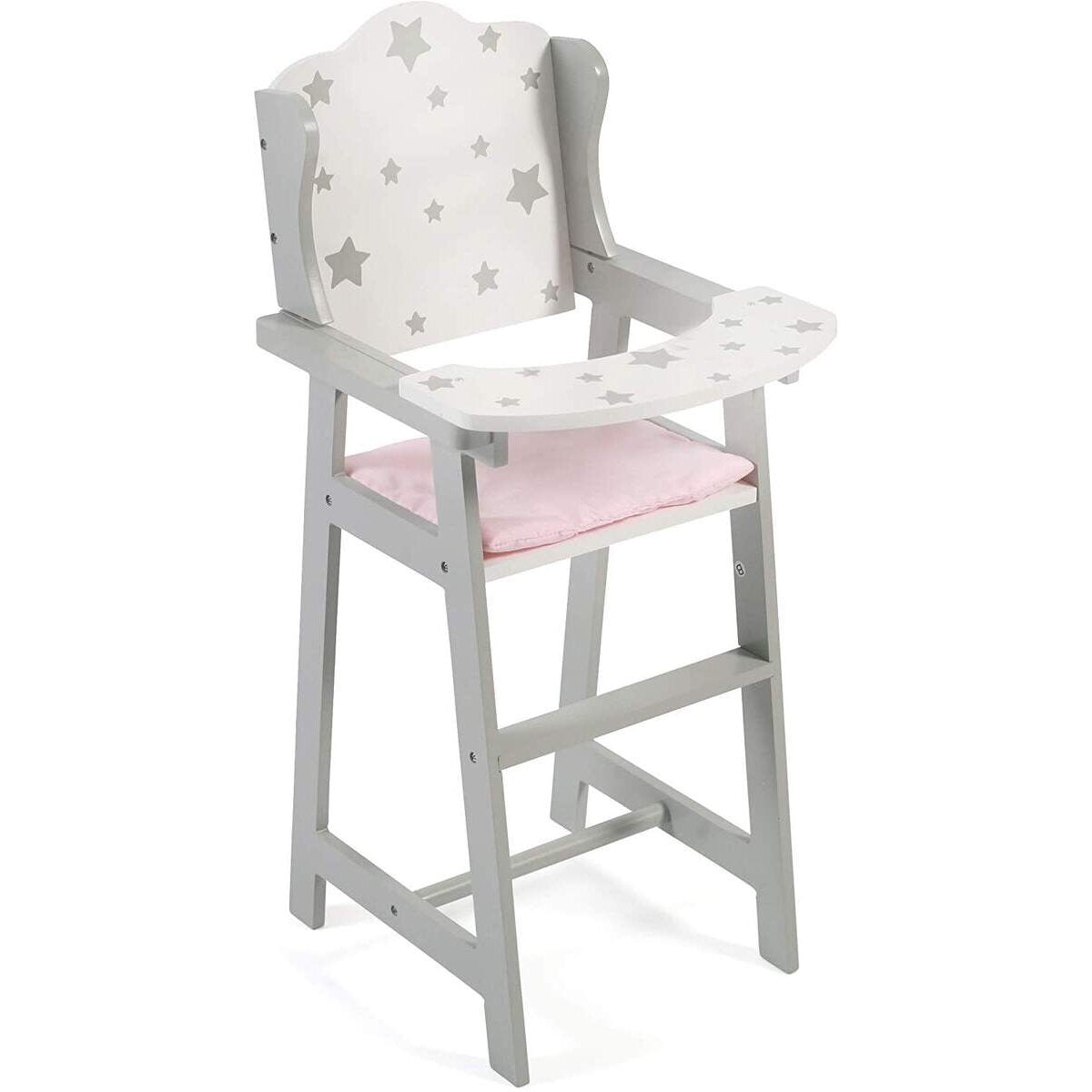 Bayer Chic Puppen-Hochstuhl Stars grau