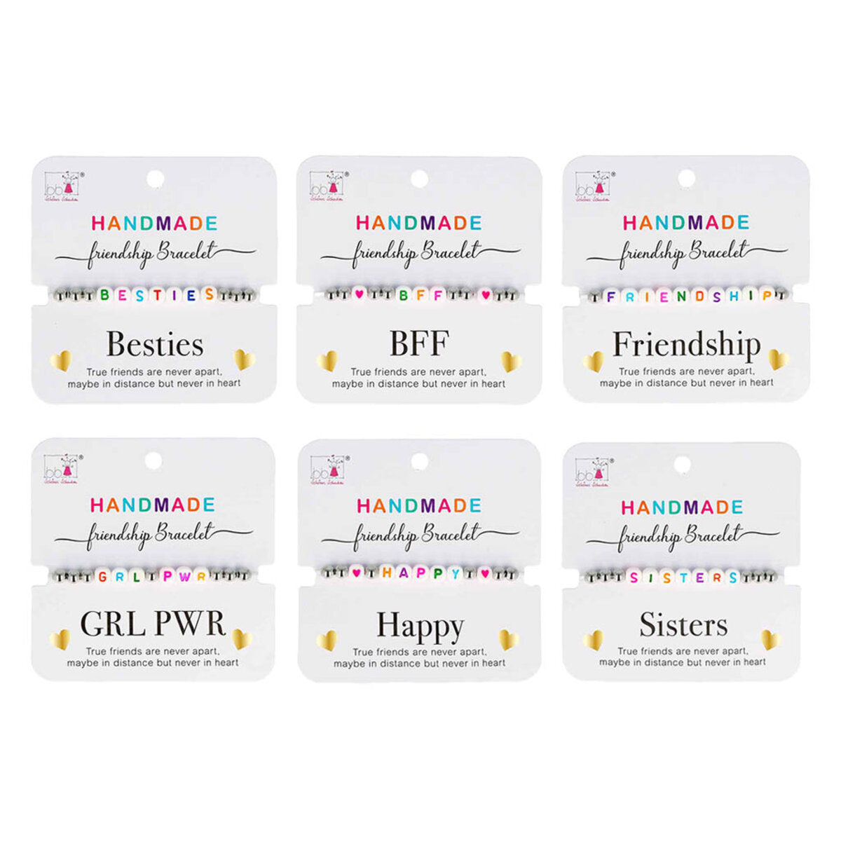 bb Klostermann Armband Friendship,  1 Stück, 6-fach sortiert