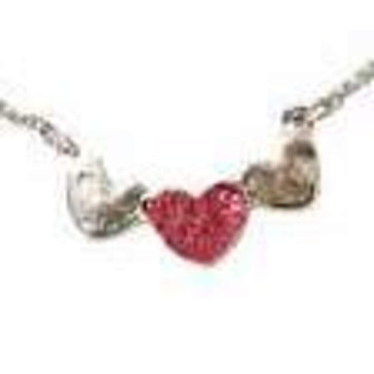 bb Klostermann Armband Herzen mit 3 Steinen, sortiert