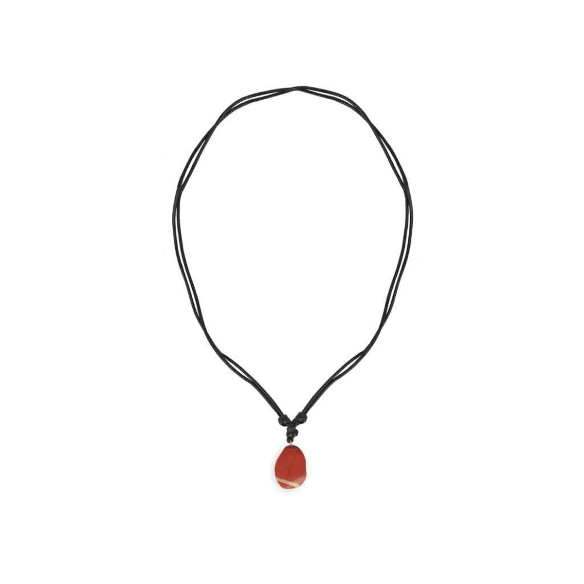 bb Klostermann Kette Edelstein roter Jaspis