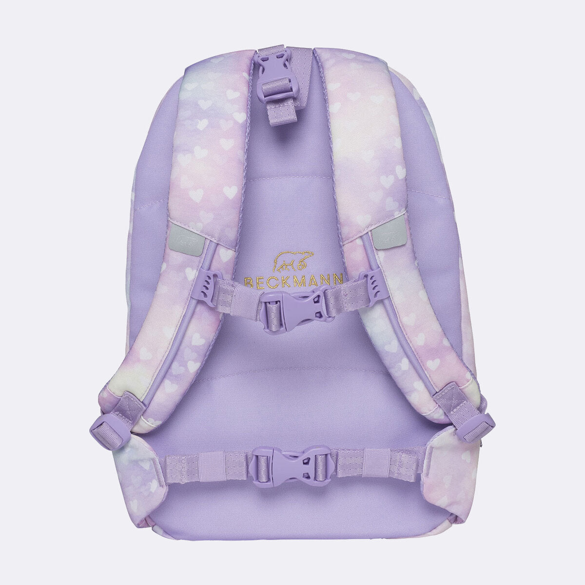 Beckmann Schulrucksack-Set Classic Unicorn Princess Purple, 6-teilig