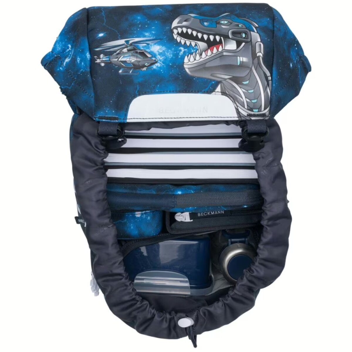 Beckmann Schulranzen Classic 6tlg. Set Tech Rex