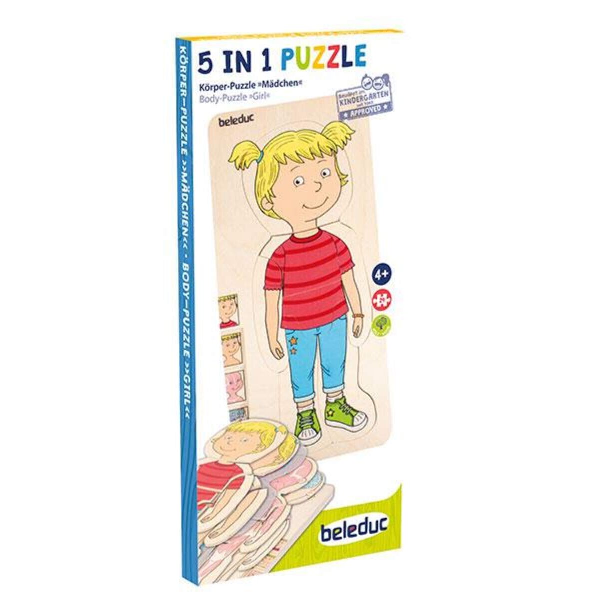 Beleduc Lagen Puzzle - Dein Körper: Mädchen