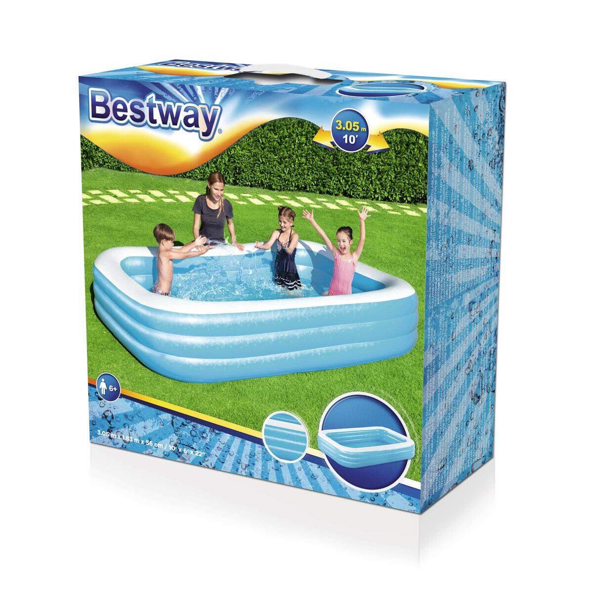 Bestway Family Pool Deluxe Blue 305x183x56cm