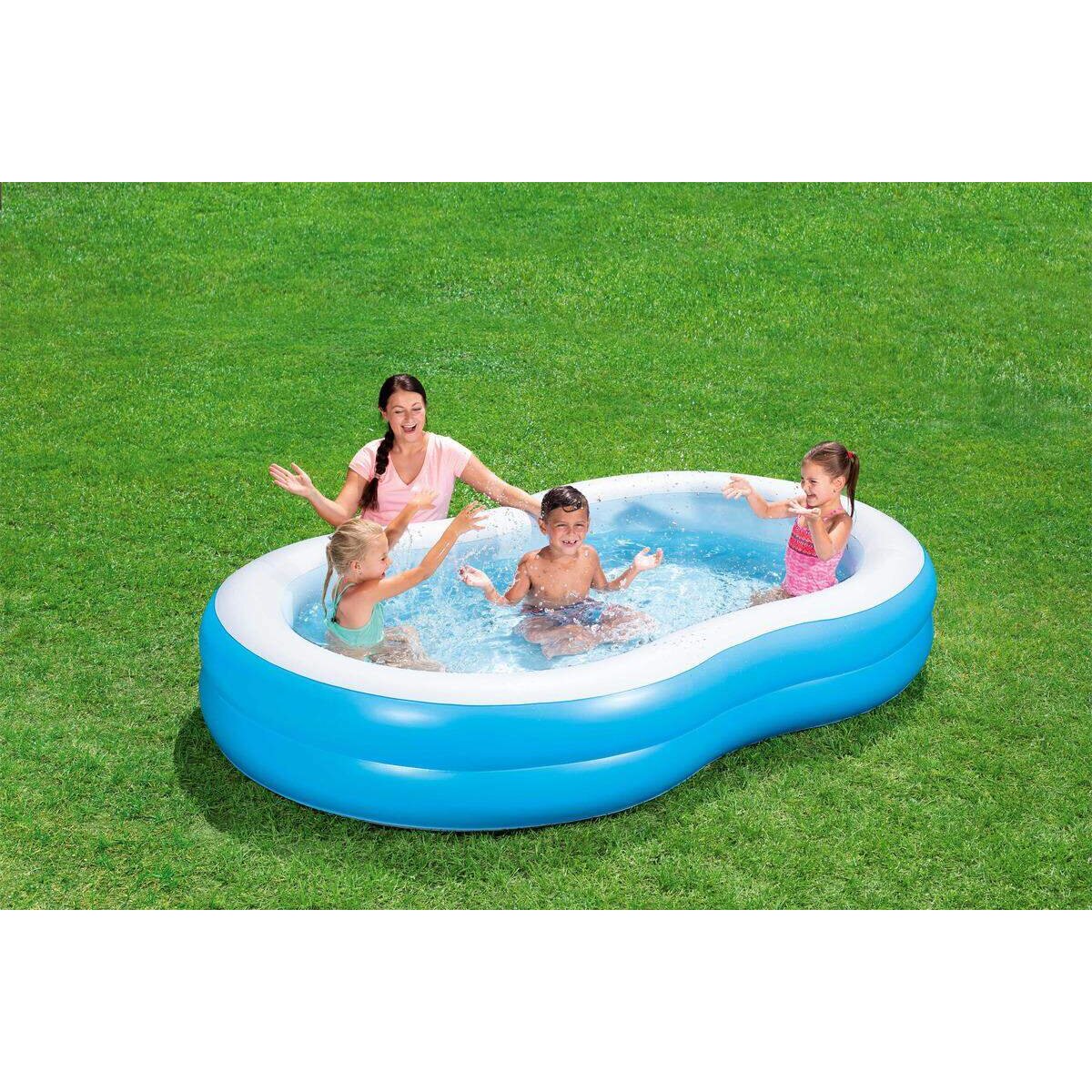 Bestway Family Pool Lagoon, 262 x 157 x 46 cm