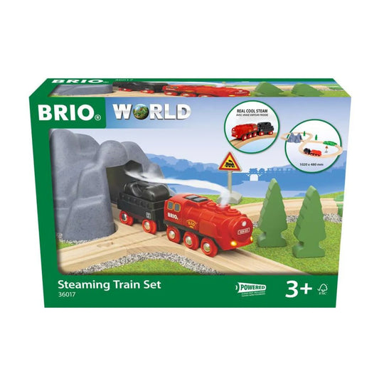 BRIO Batterie-Dampflok Set