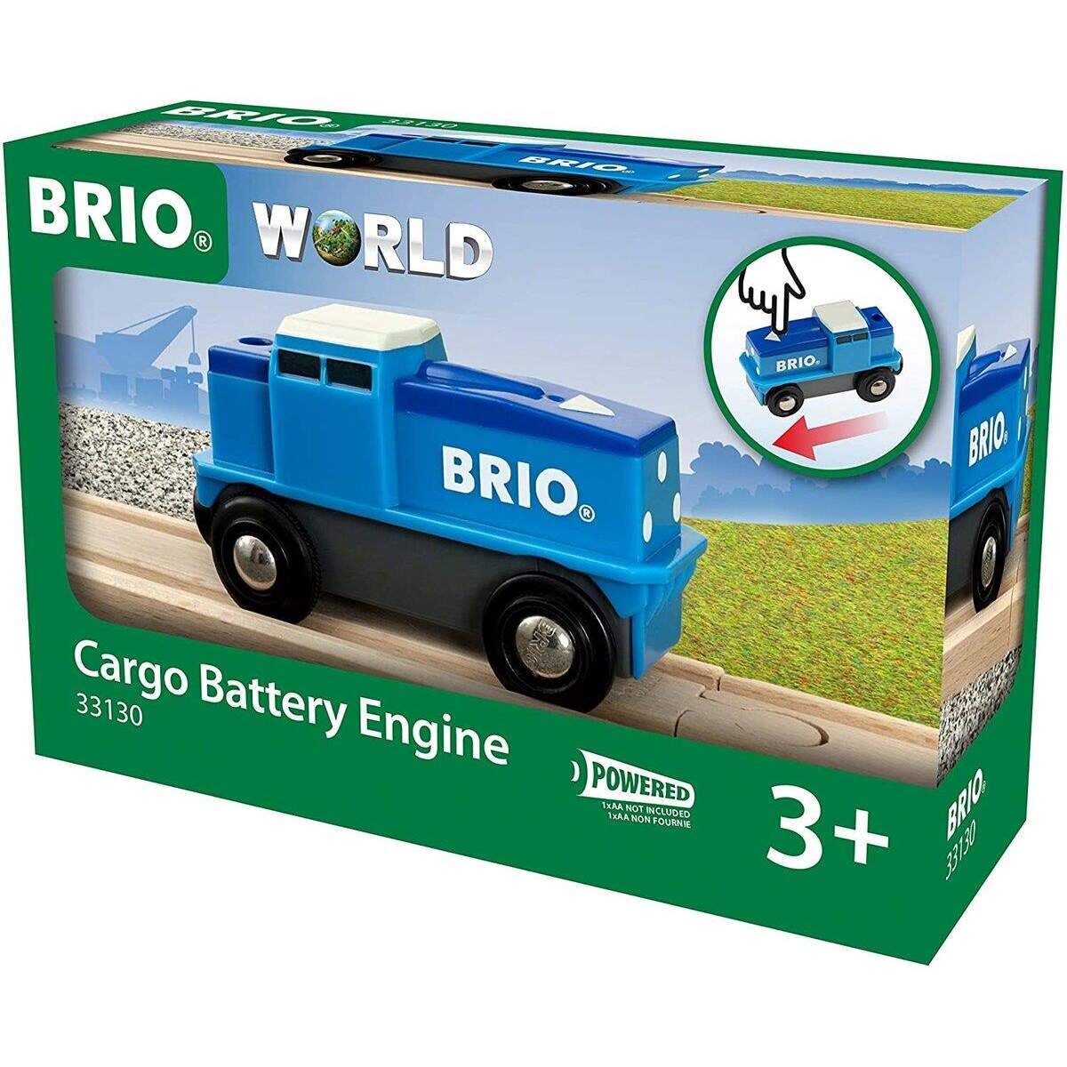 BRIO Blaue Batterie Frachtlok