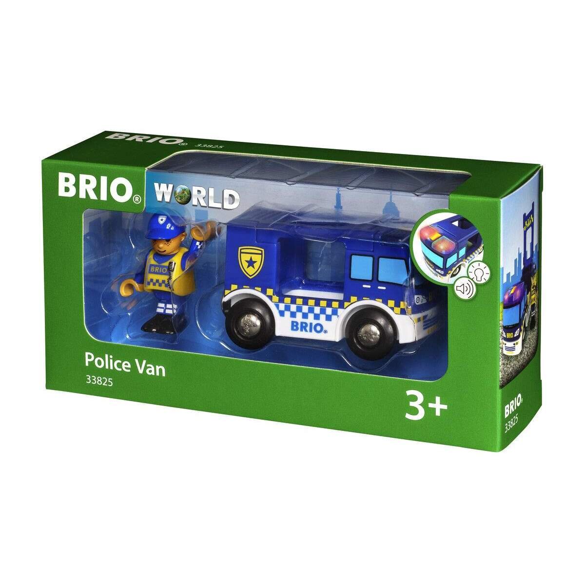 BRIO Polizeiwagen m.Licht u.Sound