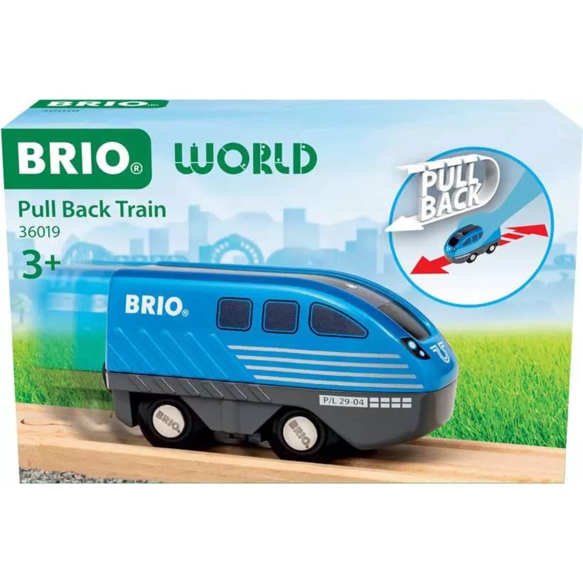 BRIO World Lok mit Rückziehmotor