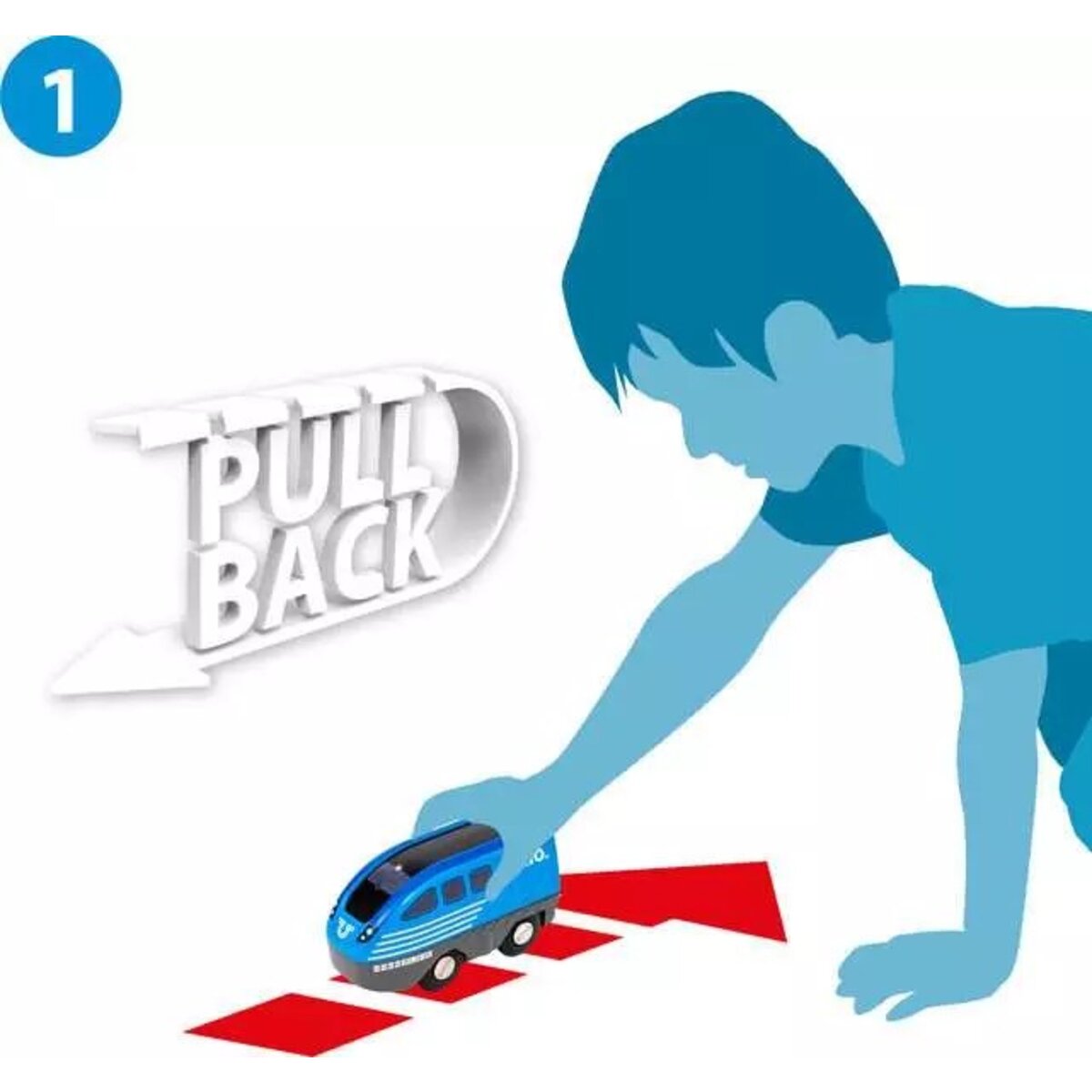 BRIO World Lok mit Rückziehmotor