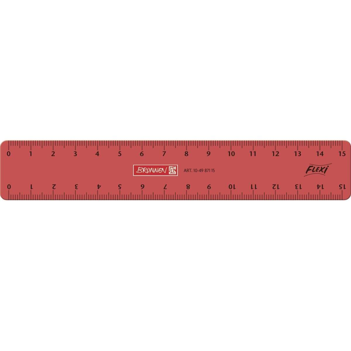 BRUNNEN Flexi-Lineal, 15cm, sortiert