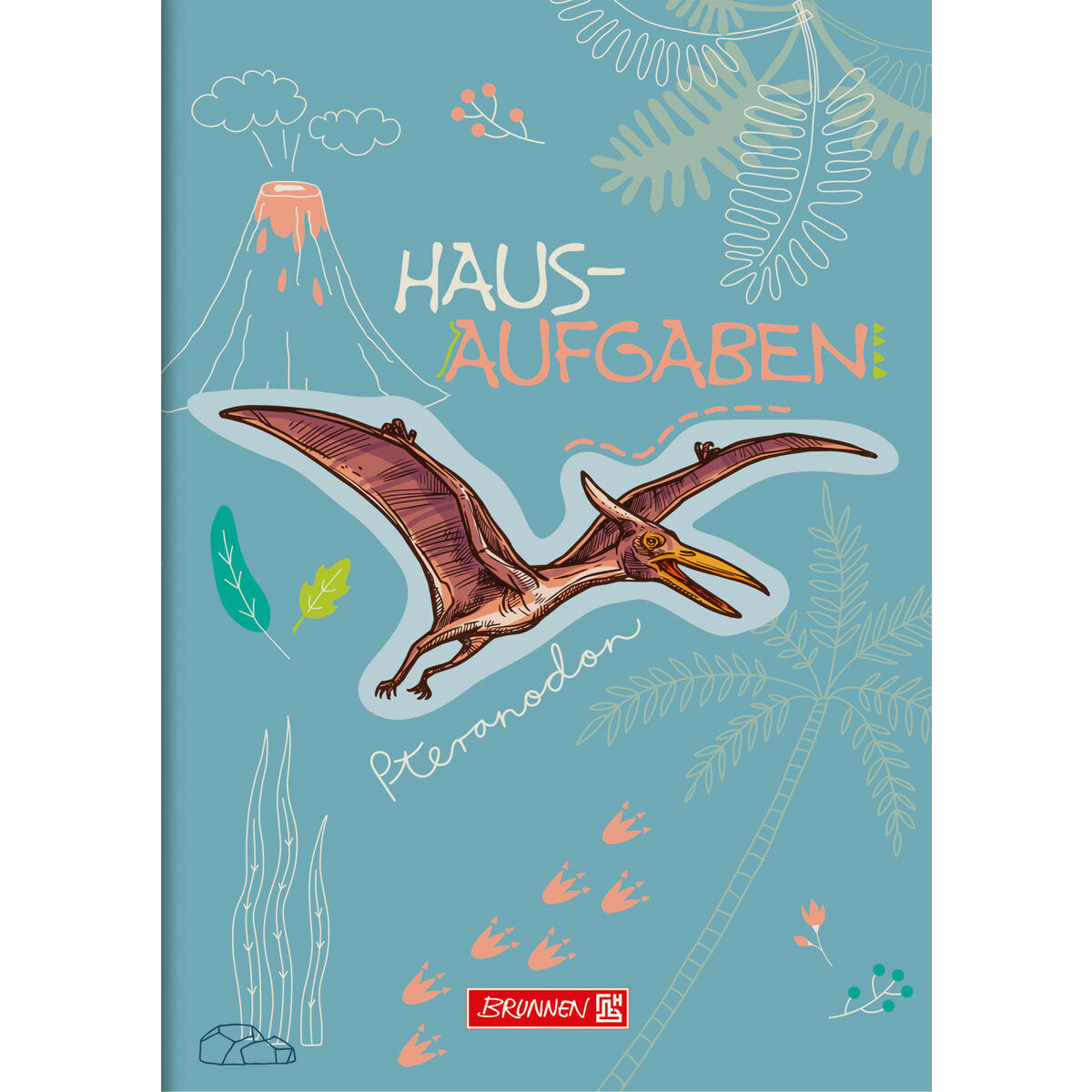 BRUNNEN Hausaufgabenheft pfiffig Dinosaurier A5
