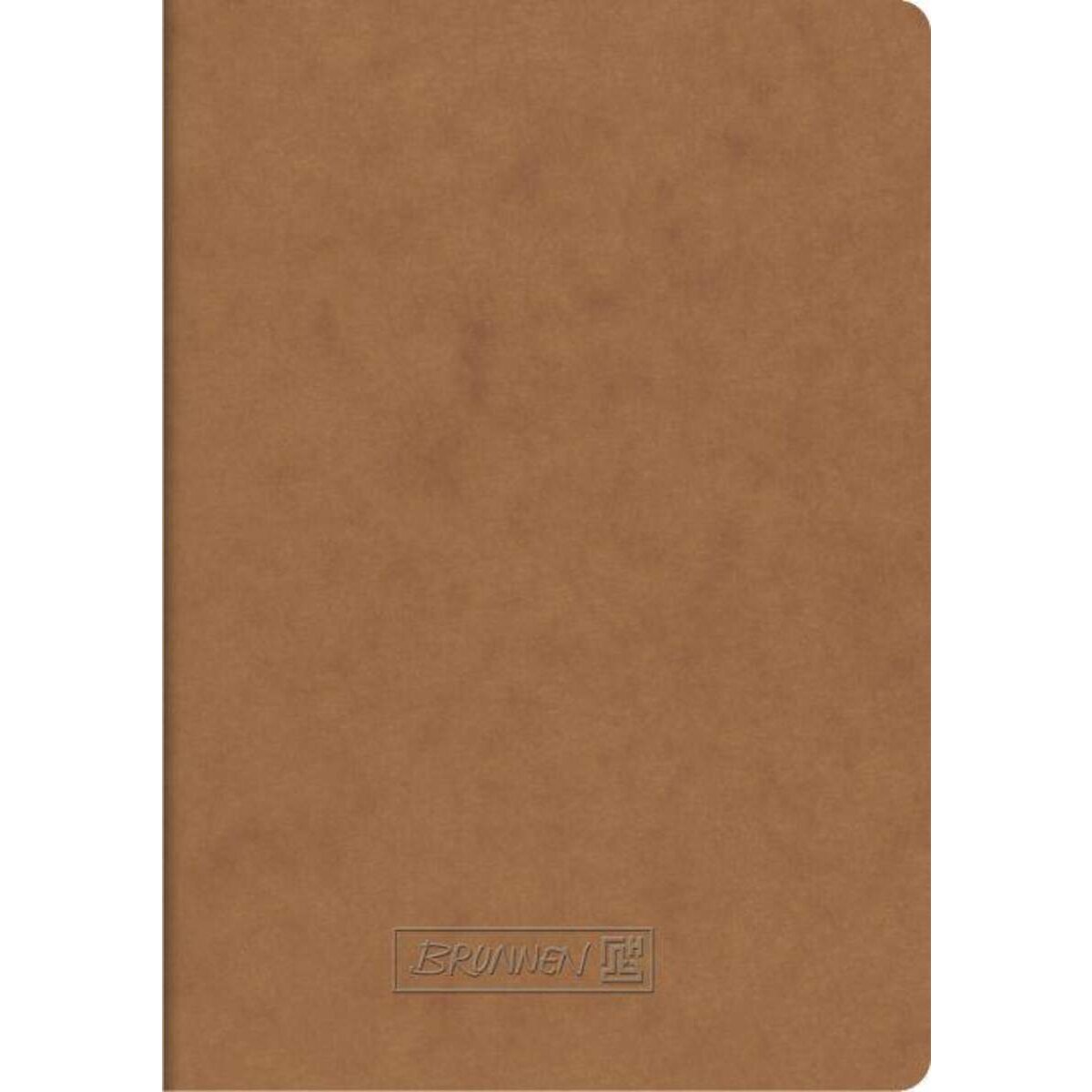 BRUNNEN Heft FACT!plus A5 kariert braun