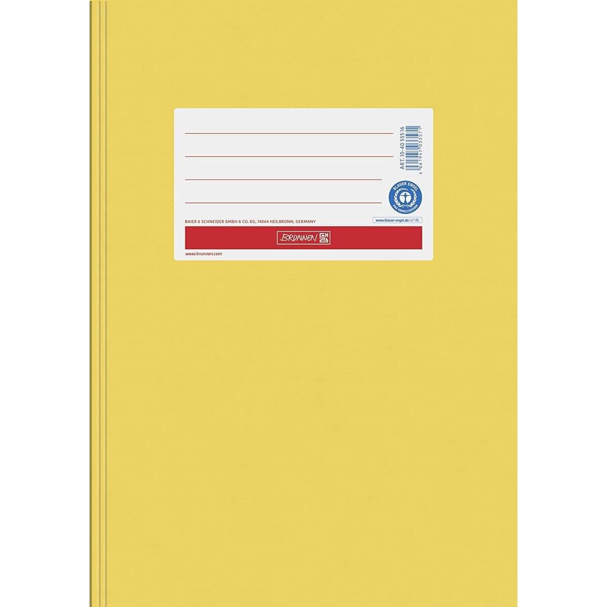 BRUNNEN Hefthülle A5, Papier extrastark, Goldgelb