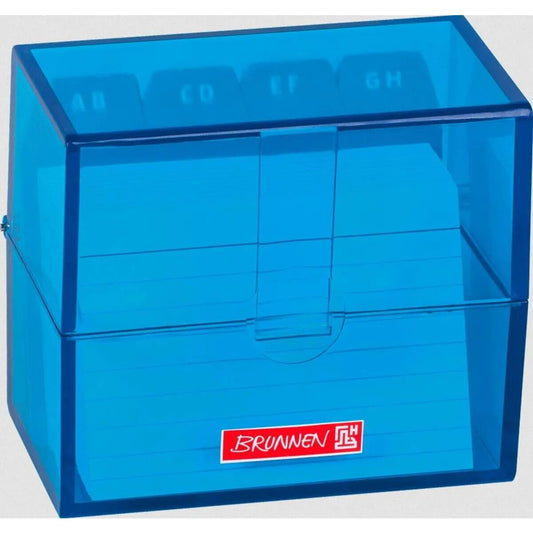 BRUNNEN Karteikasten Colour Code 8,5 x 7,5 x 4,8 cm azur