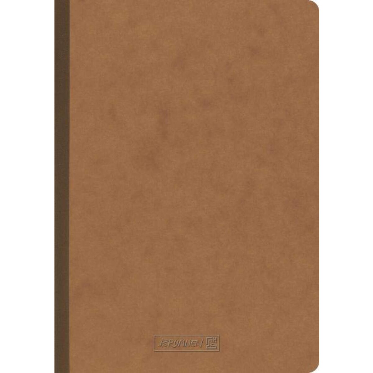 BRUNNEN Kladde FACT!plus Premium A5 kariert braun