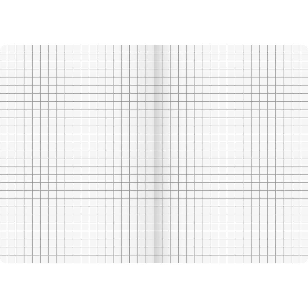 BRUNNEN Kladde FACT!plus Premium A5 kariert schwarz